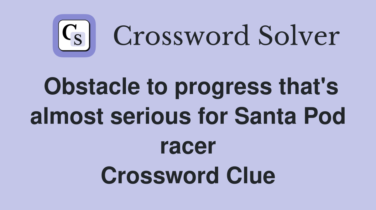 Obstacle to progress that's almost serious for Santa Pod racer